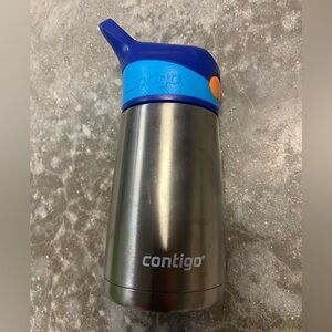 Contigo Blue and Orange Stainless Steel Kid’s Bottle
